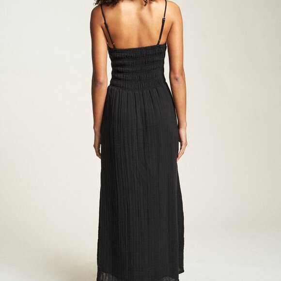 NWT OLIVER LOGAN Maybrook Maxi Dress Black Size Small - Picture 2 of 3